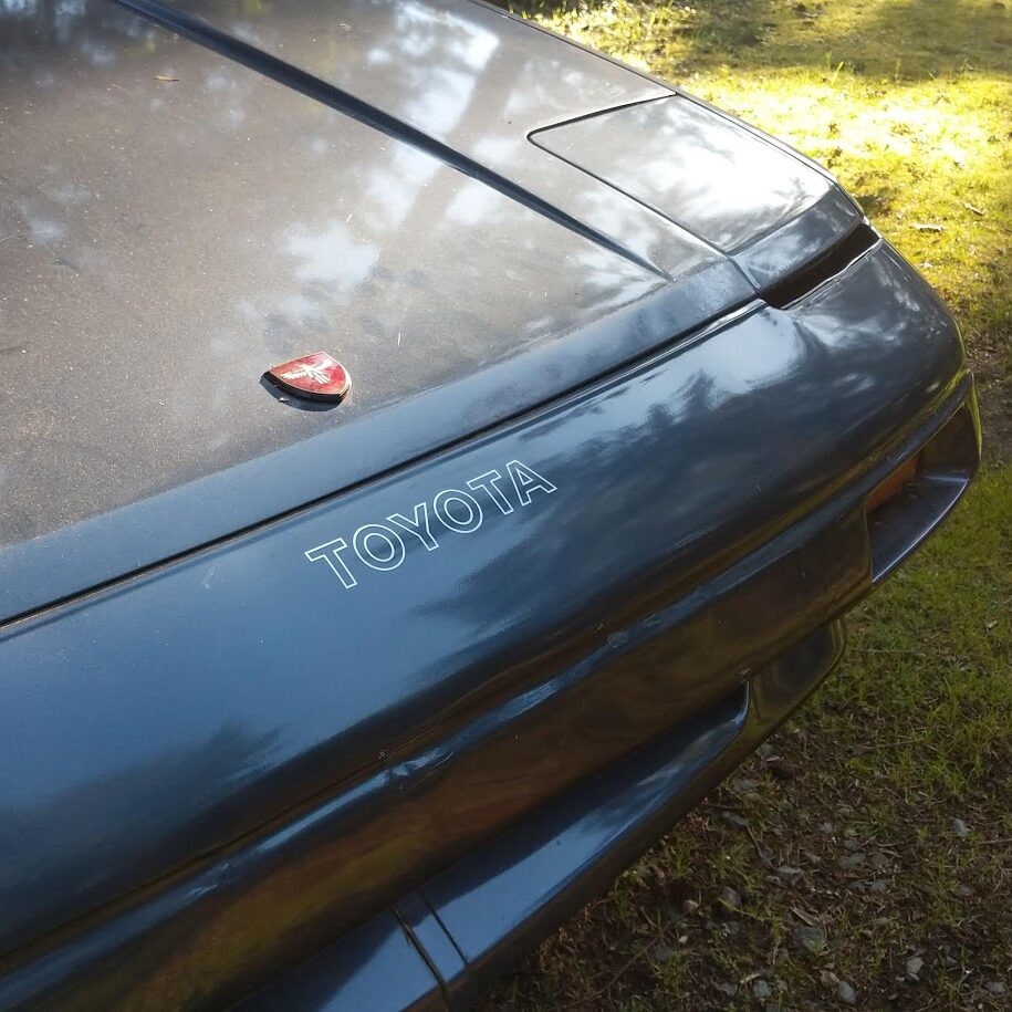 AW11 "Toyota" MR2 Front Bumper Decal - Image 4