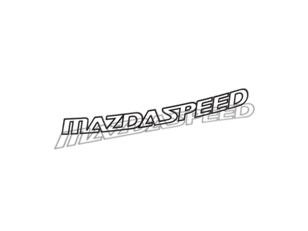 Mazdaspeed Outline Decal