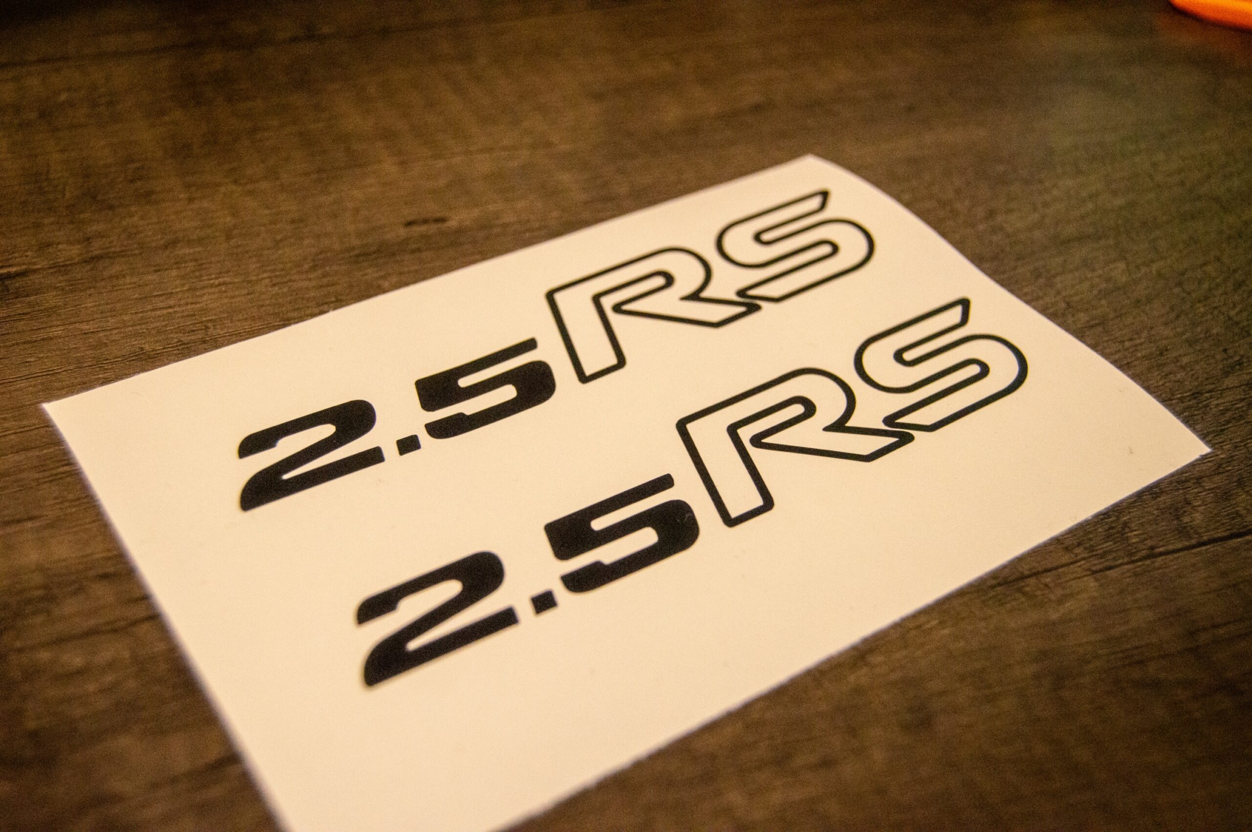 Subaru 2.5RS Spoiler Decal (Pair) - Image 4