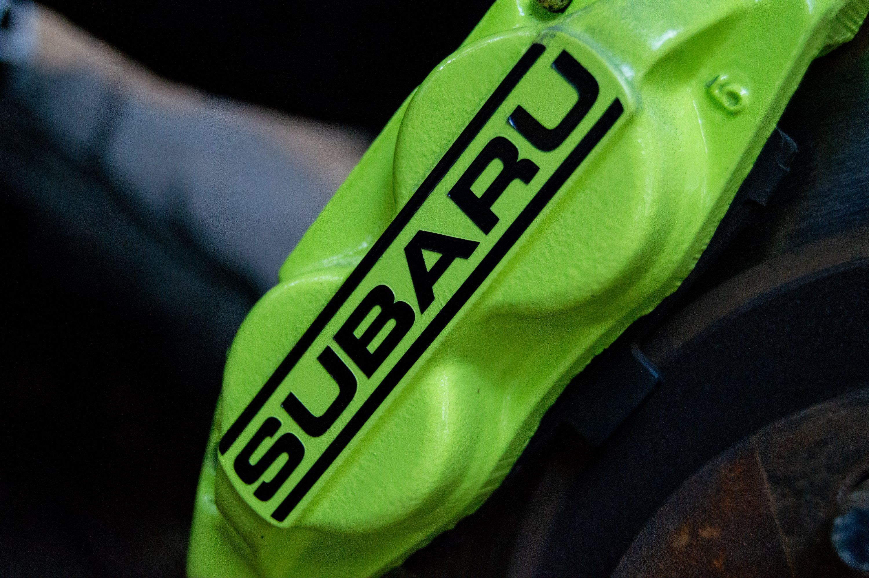 Subaru Caliper Decal, Hawkeye WRX (front)