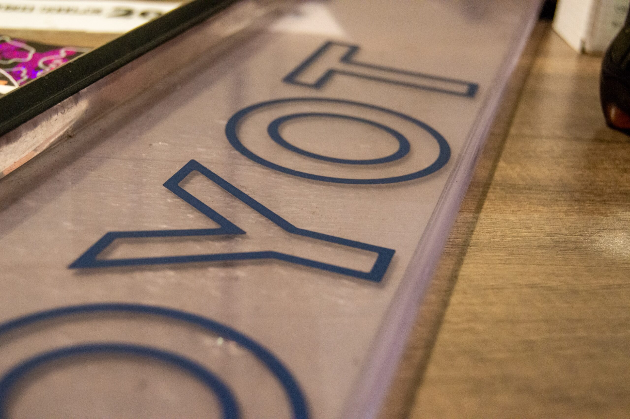 AW11 "Toyota" Rear Visor Decal - Image 8