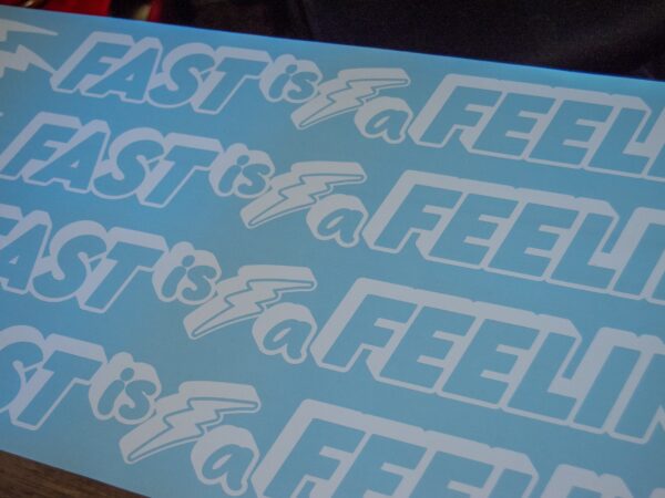 Fast is a Feeling Banner (Limited Quantity)