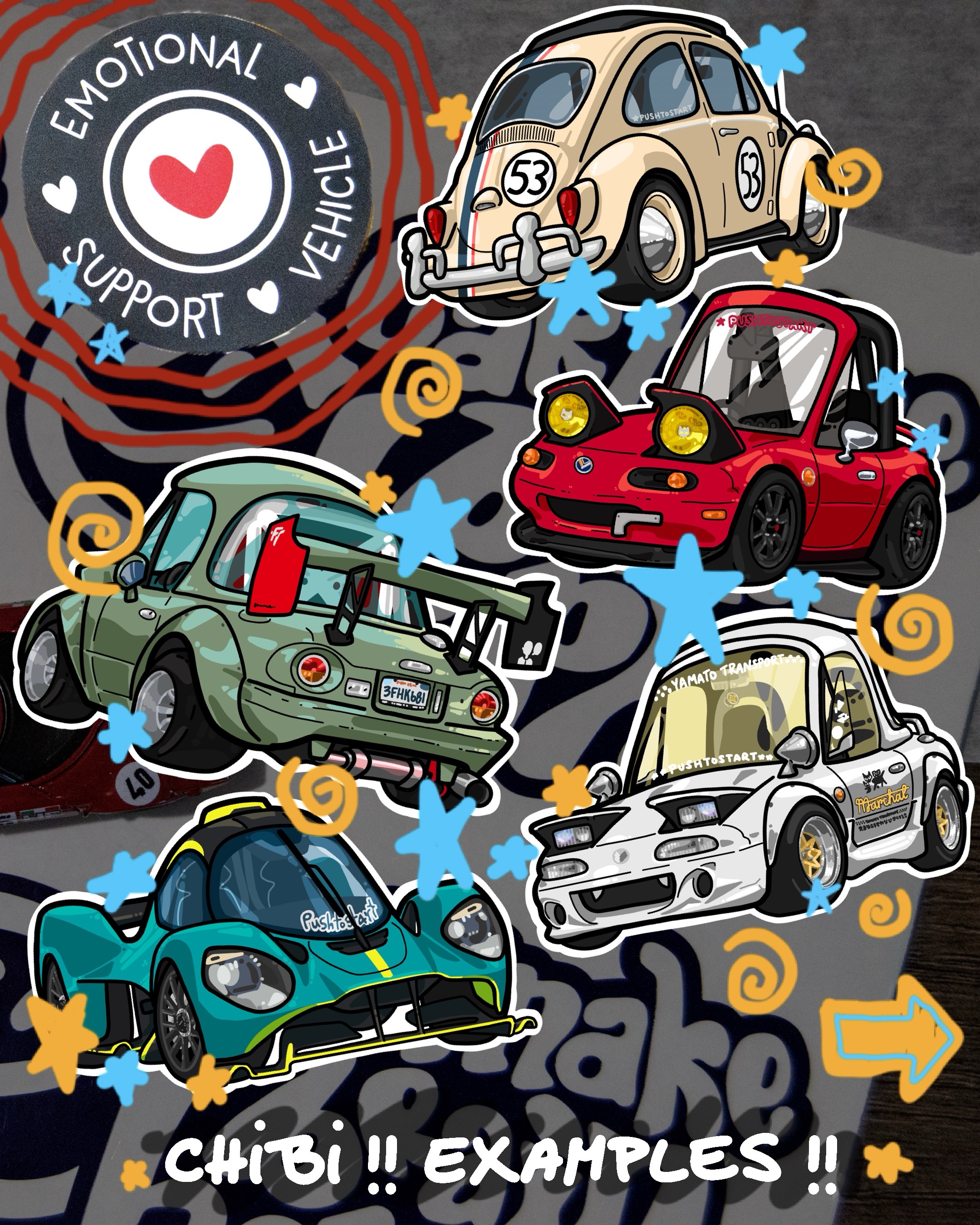 Chibi Car Commission - Image 2