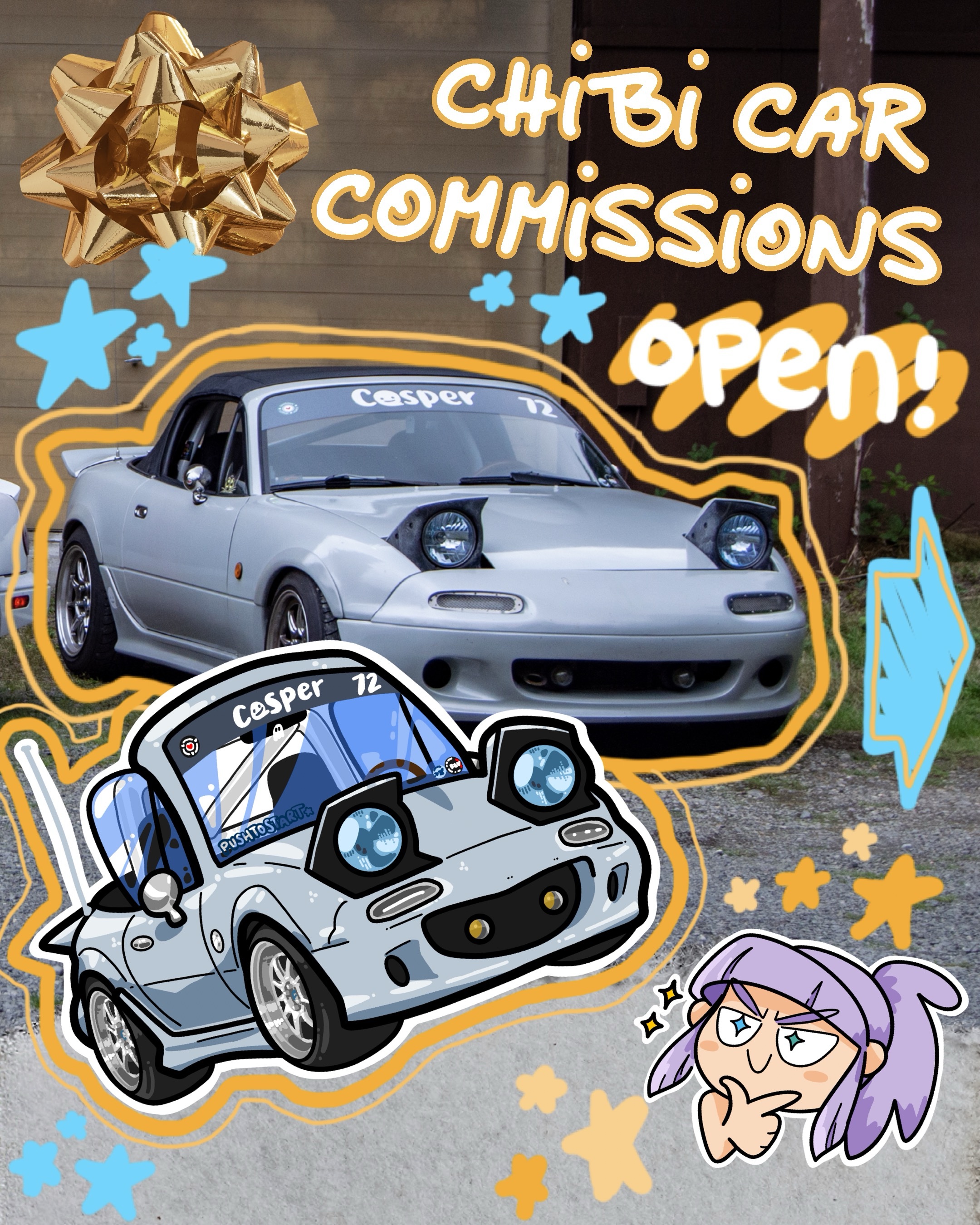 Chibi Car Commission