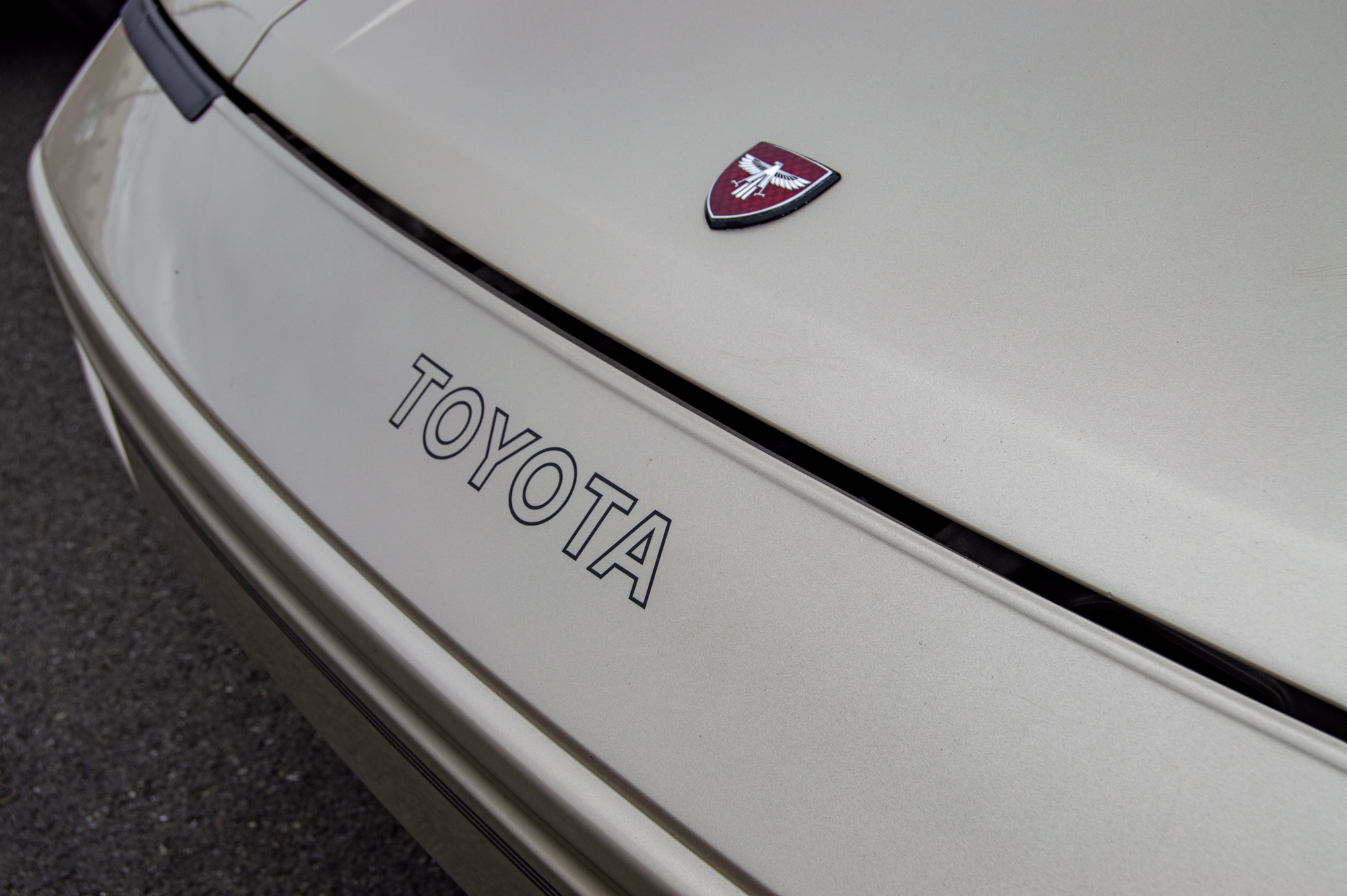 AW11 "Toyota" MR2 Front Bumper Decal - Image 11