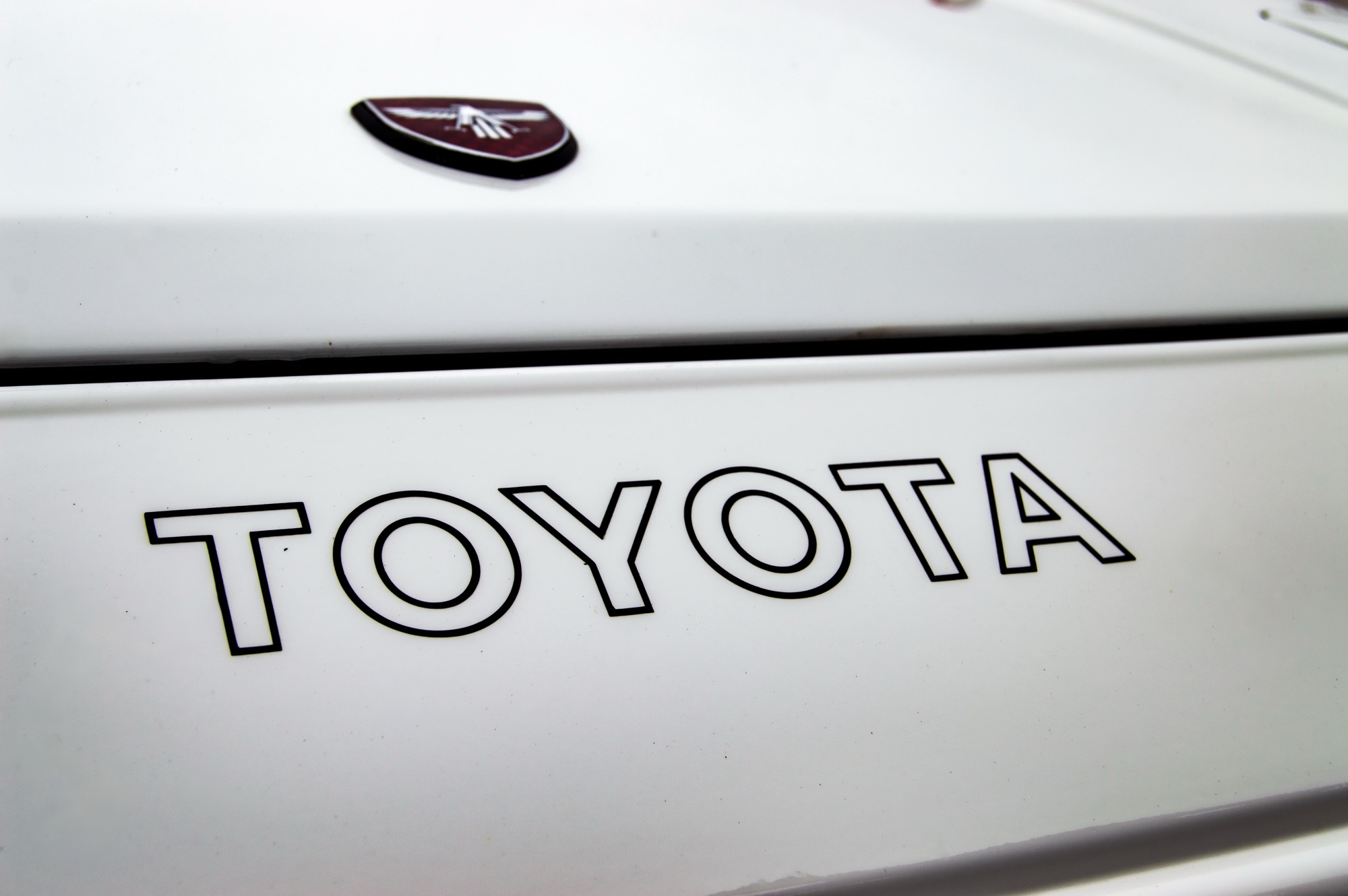 AW11 "Toyota" MR2 Front Bumper Decal - Image 9