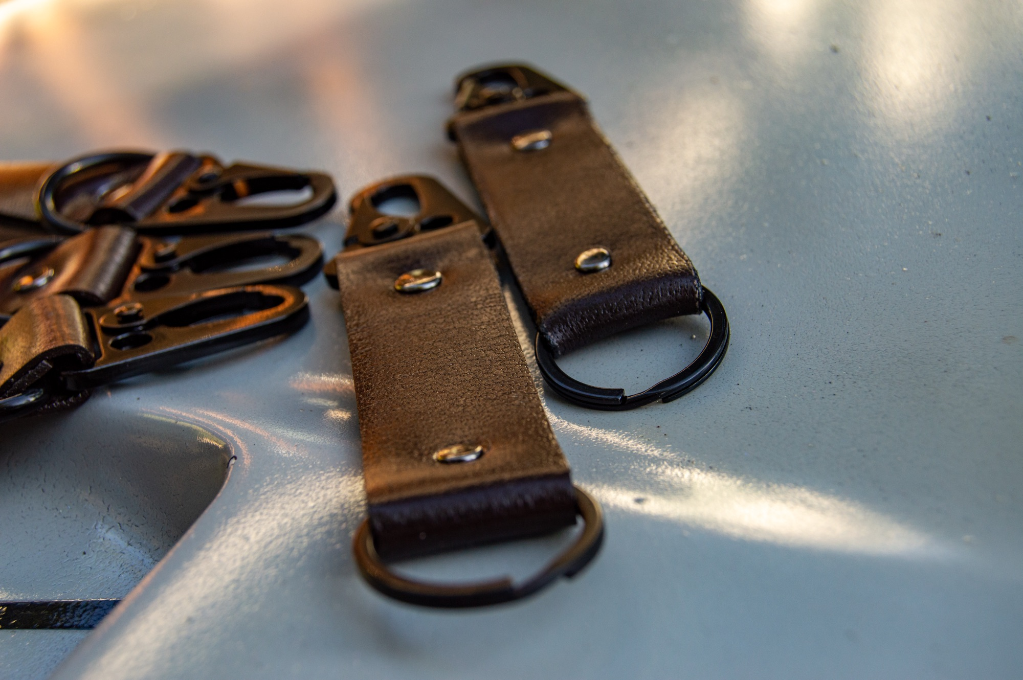 Leather Key Clip - Image 3