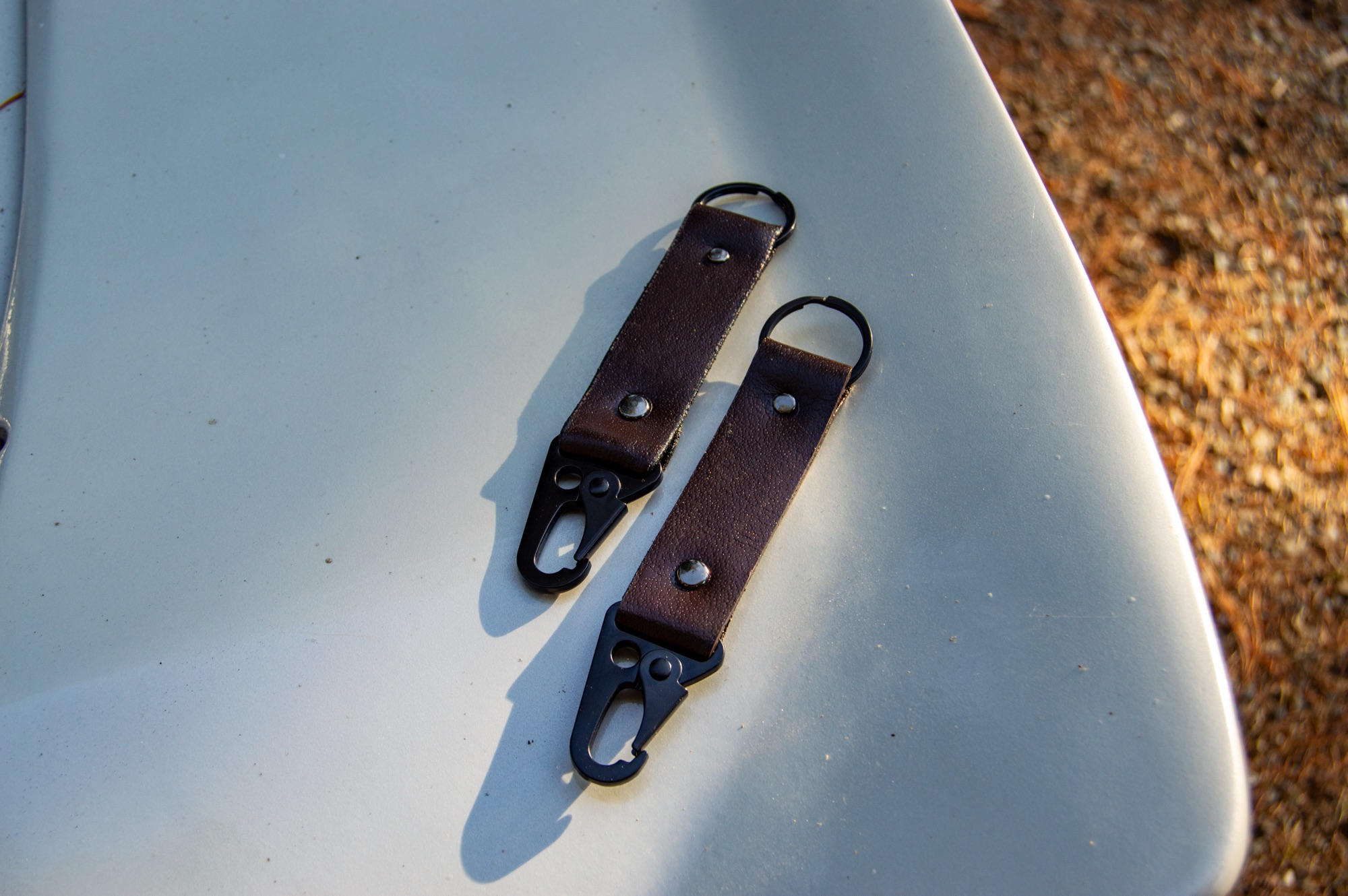 Leather Key Clip