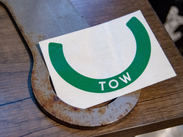 Circular Tow Hook Decal