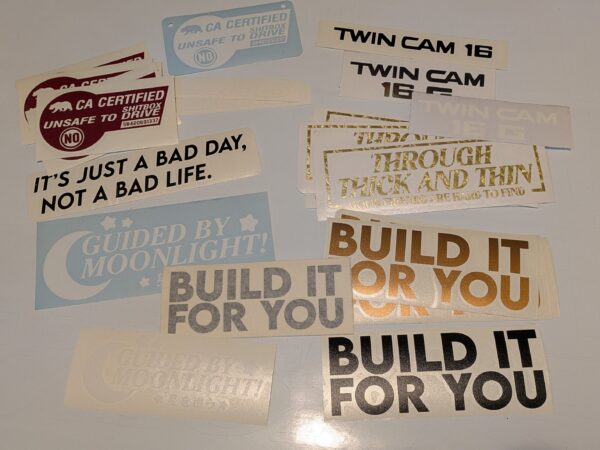 Pre-cuts (Clearance Decals)