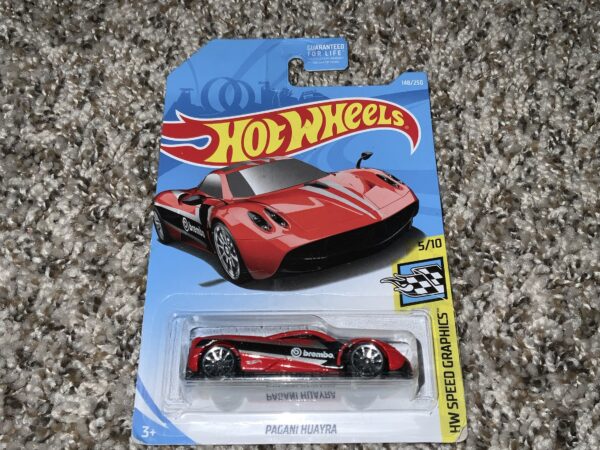 Pagani Huayra "HW Speed Graphics" 5/10 (Red) Hot Wheels