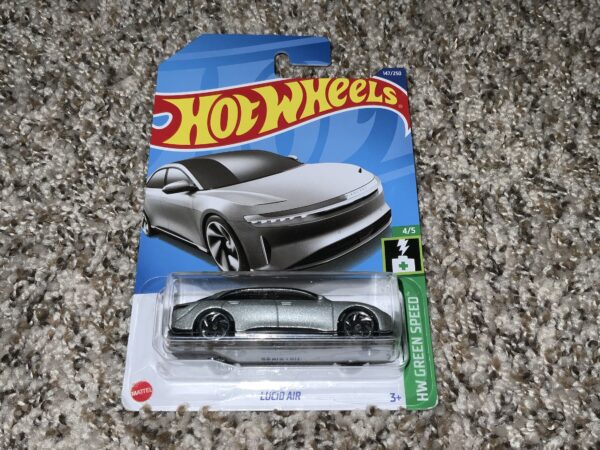 Lucid Air "HW Green Speed" 4/5 Hot Wheels