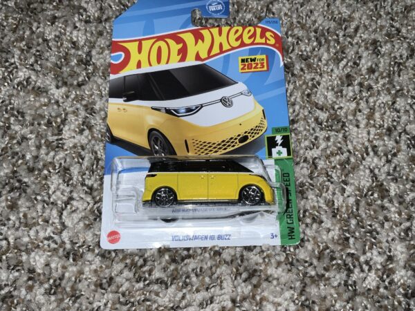 Volkswagen ID Buzz "HW Green Speed" 10/10 (Yellow) Hot Wheels