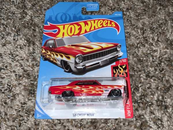 1966 Chevy Nova "HW Flames" 7/10 Hot Wheels