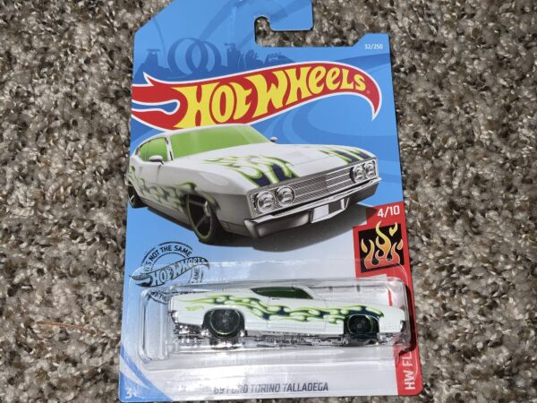 1969 Ford Torino Talladega "HW Flames" 4/10 Hot Wheels